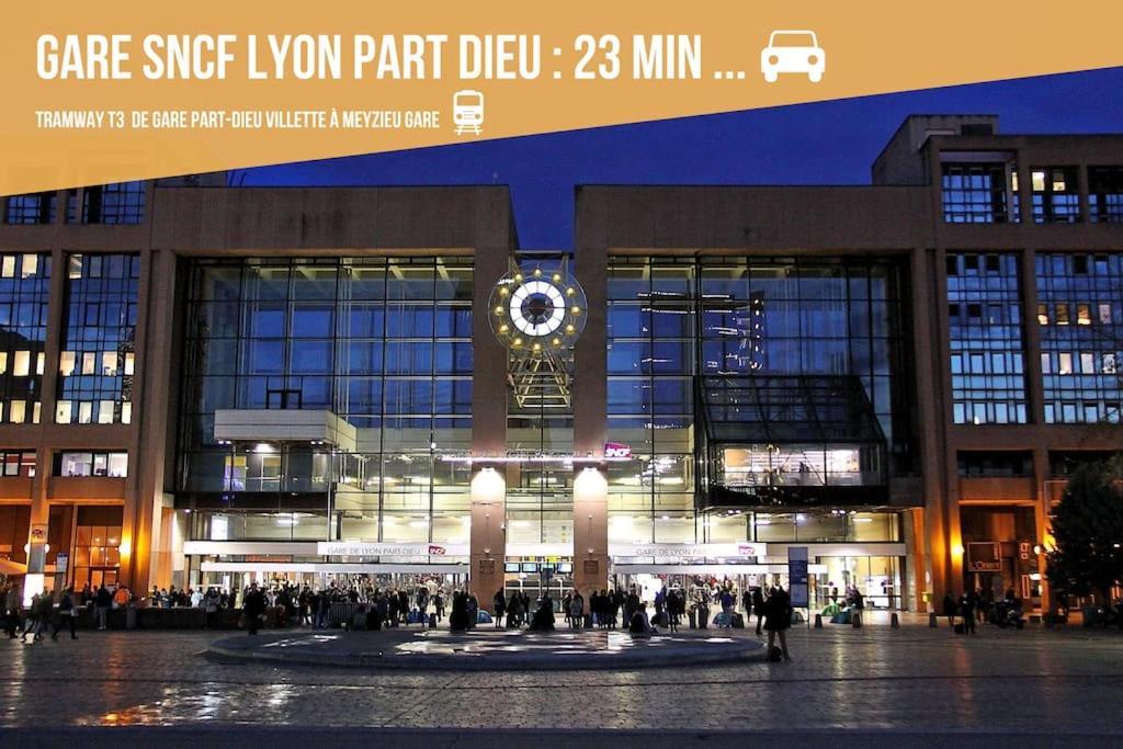 Comfort And Tranquility Near Lyon And Groupama Stadium, 4 Personnes Meyzieu Buitenkant foto